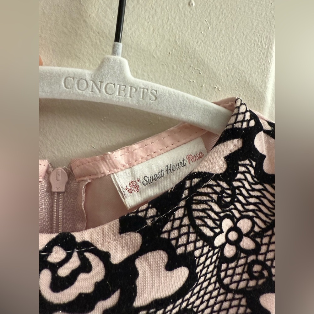 Sweet Heart Rose‎ kids blush satin dress and coat set size 3T - Picture 2 of 12